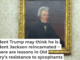 A painting of President Andrew Jackson hangs in the Oval Office on the day Donald Trump was inaugurated for the second time, Jan. 20, 2025. AP Photo/Evan Vucci)